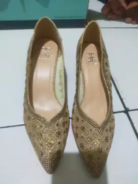 ELLORA EZ-8476 sepatu heels pesta wanita import 6,5cm