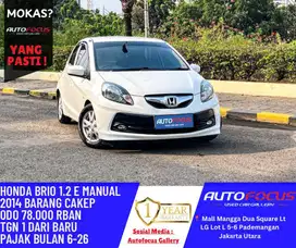 Honda Brio 1.2 E manual nik 2014 putih metalik low km asli record