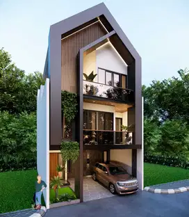 Dijual Rumah Scandinavian Modern Dekat Transmart Cilandak KKO Jakarta