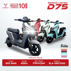 Cicilan tanpa Kartu Kredit Sepeda Listrik U-Winfly D75