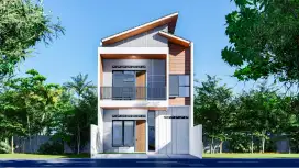 Rumah 2 Lantai murah di depok Nempel JL utama