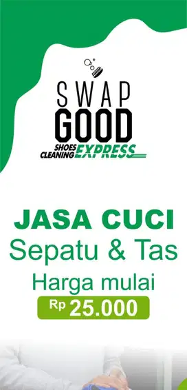 Host live cuci sepatu