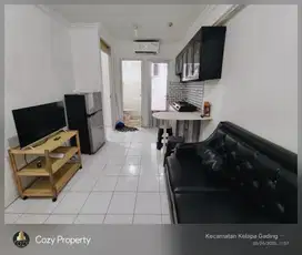 DISEWAKAN MURAH APARTEMEN GADING NIAS 2 KMR FURNISH TAHUNAN NEGO