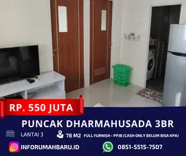 PUNCAK DHARMAHUSADA 3BR‼️ Apartemen Lantai 3 dekat UNAIR C