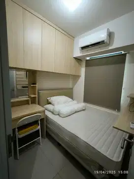 fully furnish sewa tinggal bawa koper apartemen osaka pik type 2BR