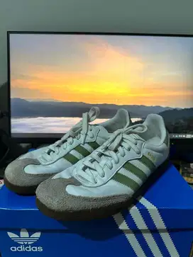 Adidas Samba OG White Navy Collegiate Green