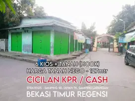 Dijual Murah 6 Kios Strategis di Bekasi Timur Jual Harga Tanah