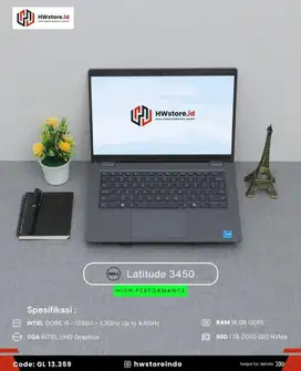 Dell Latitude 3450 | i5-1335U/16gb/1tb/14fhd ips/blk