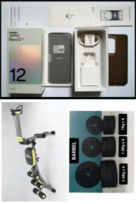 HP OPPO RENO 12 RAM 12/512 + PERALATAN OLAHRAGA & KEBUGARAN