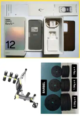 HP OPPO RENO 12 RAM 12/512 + PERALATAN OLAHRAGA & KEBUGARAN