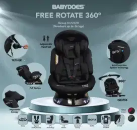 Babydoes car seat transforter 360