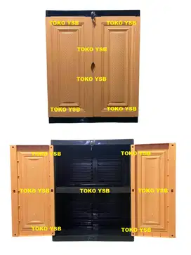 Rak Susun Minimalis 2 Susun Pintu Besar Ligostar