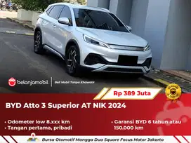 [ LOW KM 8RB ] BYD Atto 3 Superior AT White NIK 2024/2025