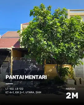Rumah Pantai Mentari STRATEGIS SIAP HUNI