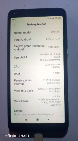 XIAOMI REDMI 6A 3/32 BATANGAN/HP AJA