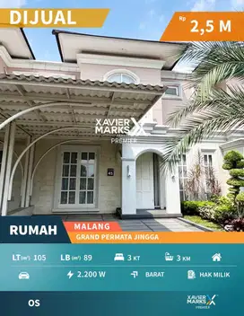 Rumah Luxury Strategis Di Grand Permata Jingga Sawojajar Malang(OLX781