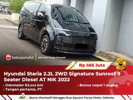[ BERGARANSI ] Hyundai Staria 2.2L 2WD Signature 9 Seater AT 2022/2023
