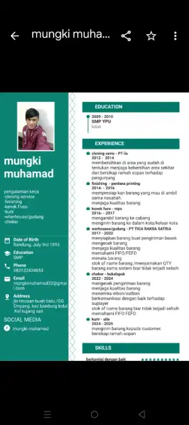 Sedang mencari pekerjaan