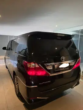 Alphard G premium 2010 matic hitam simpanan