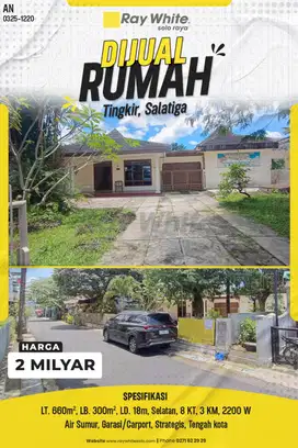 Dijual Rumah Klasik Dengan Tanah Luas Siap Huni Lokasi Salatiga Kota