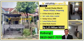 VTH0026 - Rumah Cluster Blok B, Banjar Wijaya, Bebas Banjir !