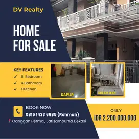 (DVR010) Dijual rumah lokasi strategis di Kranggan permai
