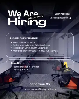 Dibutuhkan Marketing Freelance