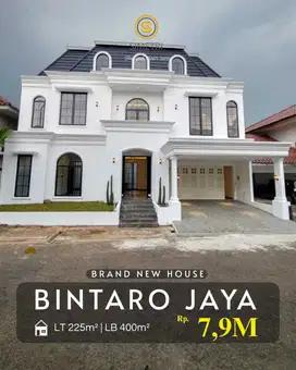 Dijual Rumah Brand New Dengan Swimming pool Desain American Classi