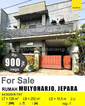 DIJUAL RUMAH DI MULYOHARJO JEPARA A4362