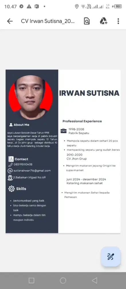 Cari lowongan kurir apa aja catring