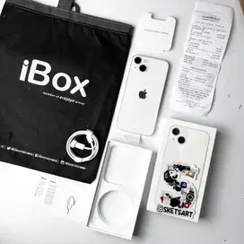 iPhone 13 128gb Starlight iBox Baru Buka segel 2 hari