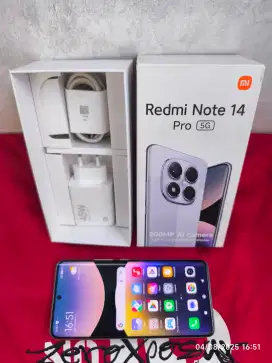 Redmi Note 14 Pro 5G 12/512 Fullset ori segel garansi On