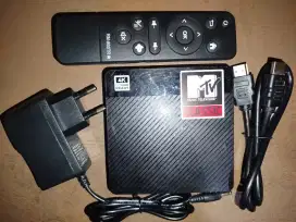 STB Android Akari AX 512 2/16 Android 10 Lengkap No Minus
