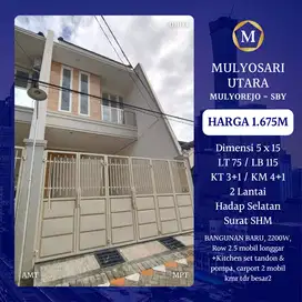 Rumah Baru Mulyosari Utara dkt Sutorejo Pakuwon City ITS Kenjeran MERR