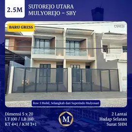 Rumah Baru Sutorejo Utara dkt Mulyosari ITS Wisma Permai Pakuwon City
