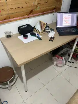 Meja kerja Meja belajar meja makan working desk - warna kayu MS17
