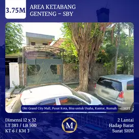 Rumah Area Kusuma Bangsa Blkg Grand City dkt Ketabang Gubeng Pemuda