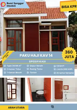 Rumah minimalis dicimahi kbb