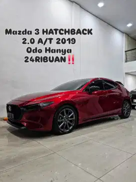 Mazda 3 HATCHBACK 2.0 Automatic 2019 / 2020 merah civic turbo