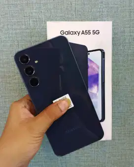Samsung A55 8/256 Lengkap Fullset Mulus Nominus Garansi Januari 2026