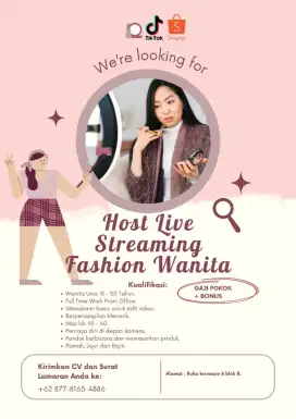 Host Live Streaming Fashion