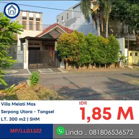 LELANG RUMAH DI VILLA MELATI SERPONG UTARA TANGERANG SELATAN