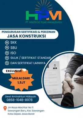 Jasa Pembuatan Sertifikat dan Badan Usaha