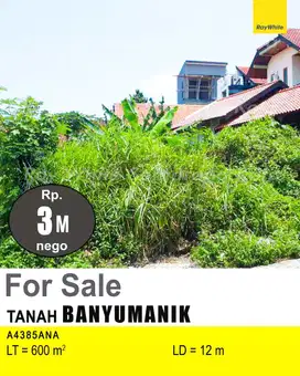 DIJUAL TANAH DI BANYUMANIK A4385