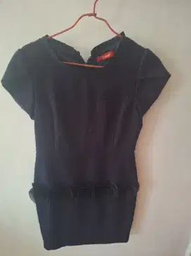 Dress Pesta Bekas Import Navy Blue