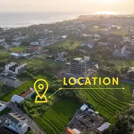 LAHAN JALAN UTAMA DI KAWASAN VILLA PERERENAN, CANGGU - BALI