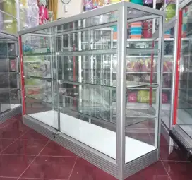 ETALASE KACA 1,5M UNTUK PERLENGKAPAN USAHA
