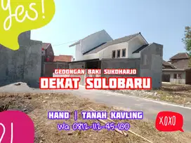 TANAH KAVLING PERUMAHAN MURAH GEDONGAN BAKI SUKOHARJO DEKAT SOLOBARU