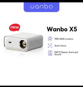 Proyektor wanbo X5 HDR 1080p 1100 Ansi lumen