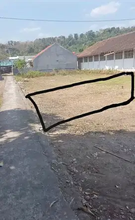 Jual Tanah pekarangan SHM luas 105 dekat jalan jogja wonosari piyungan